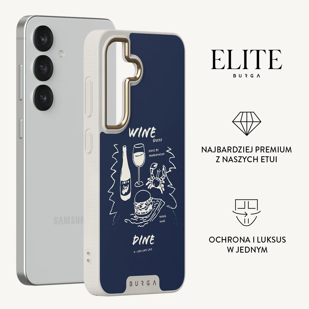 Wine & Dine - Samsung Galaxy S25 Etui - Image 20