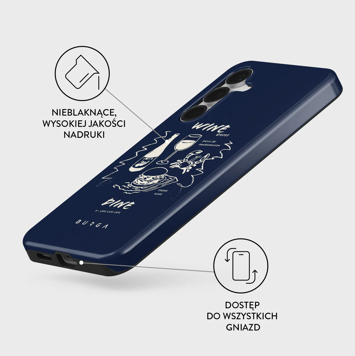 Wine & Dine - Samsung Galaxy S25 FE Etui - Image 3