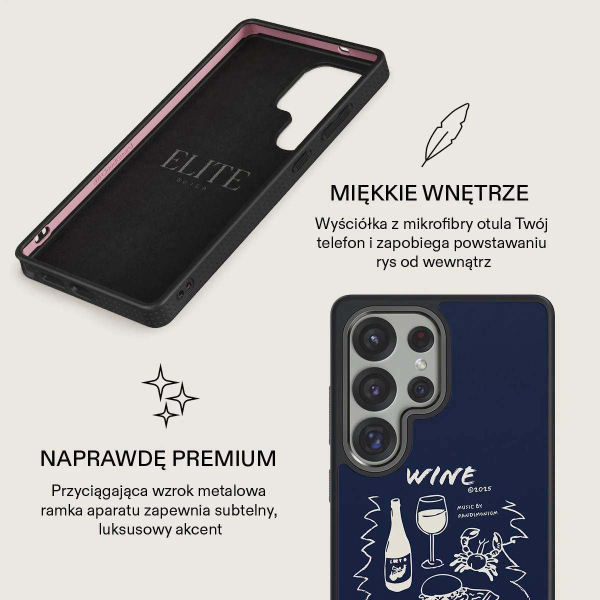 Wine & Dine - Samsung Galaxy S25 Ultra Etui - Image 17