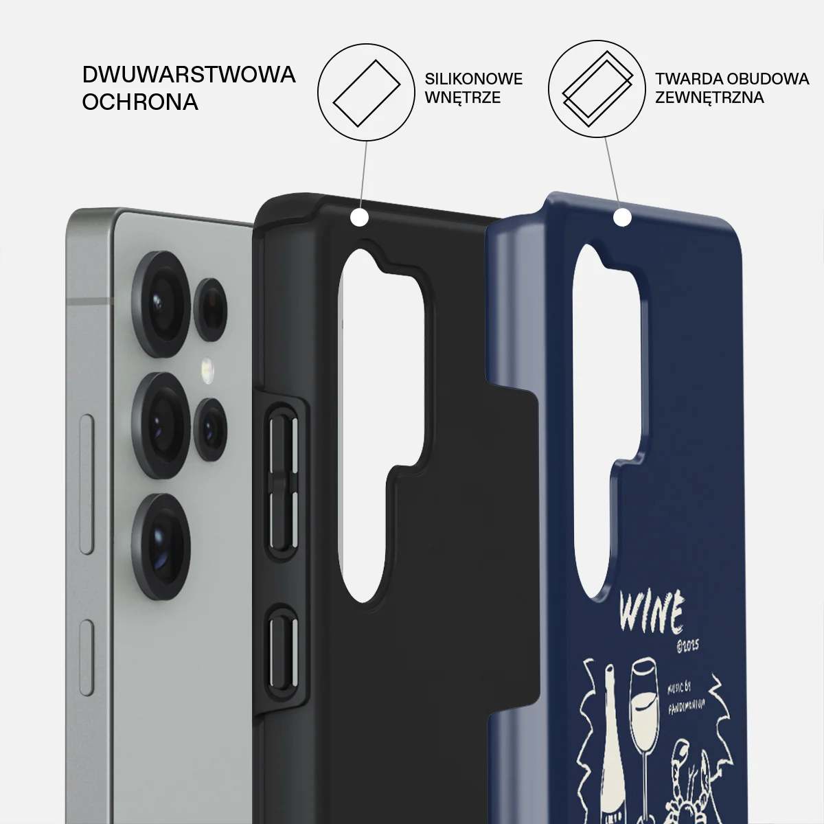 Wine & Dine - Samsung Galaxy S25 Ultra Etui - Image 2