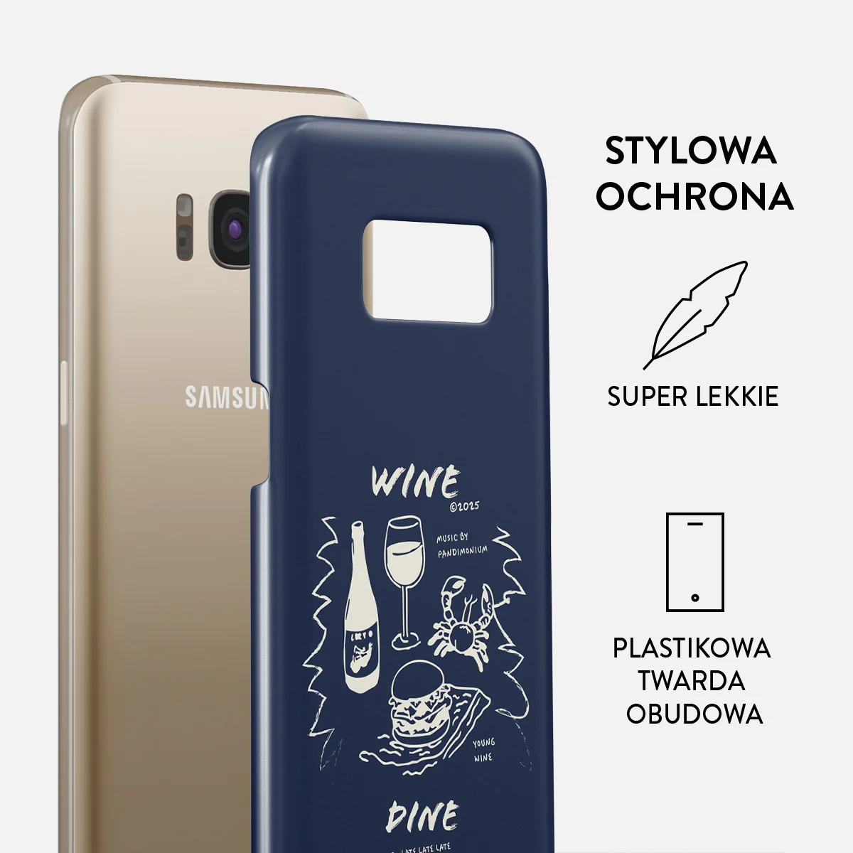 Wine & Dine - Samsung Galaxy S8 Etui - Image 2