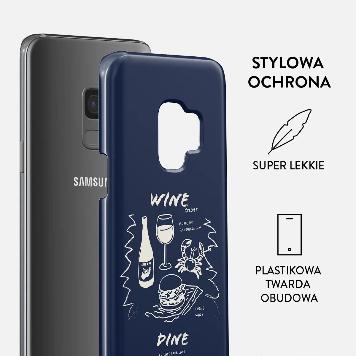 Wine & Dine - Samsung Galaxy S9 Etui - Image 2