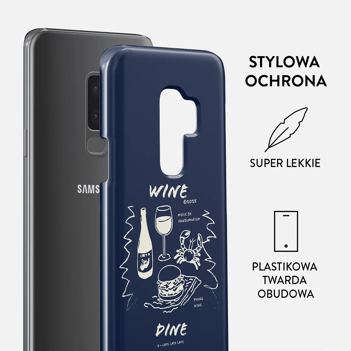 Wine & Dine - Samsung Galaxy S9 Plus Etui - Image 2