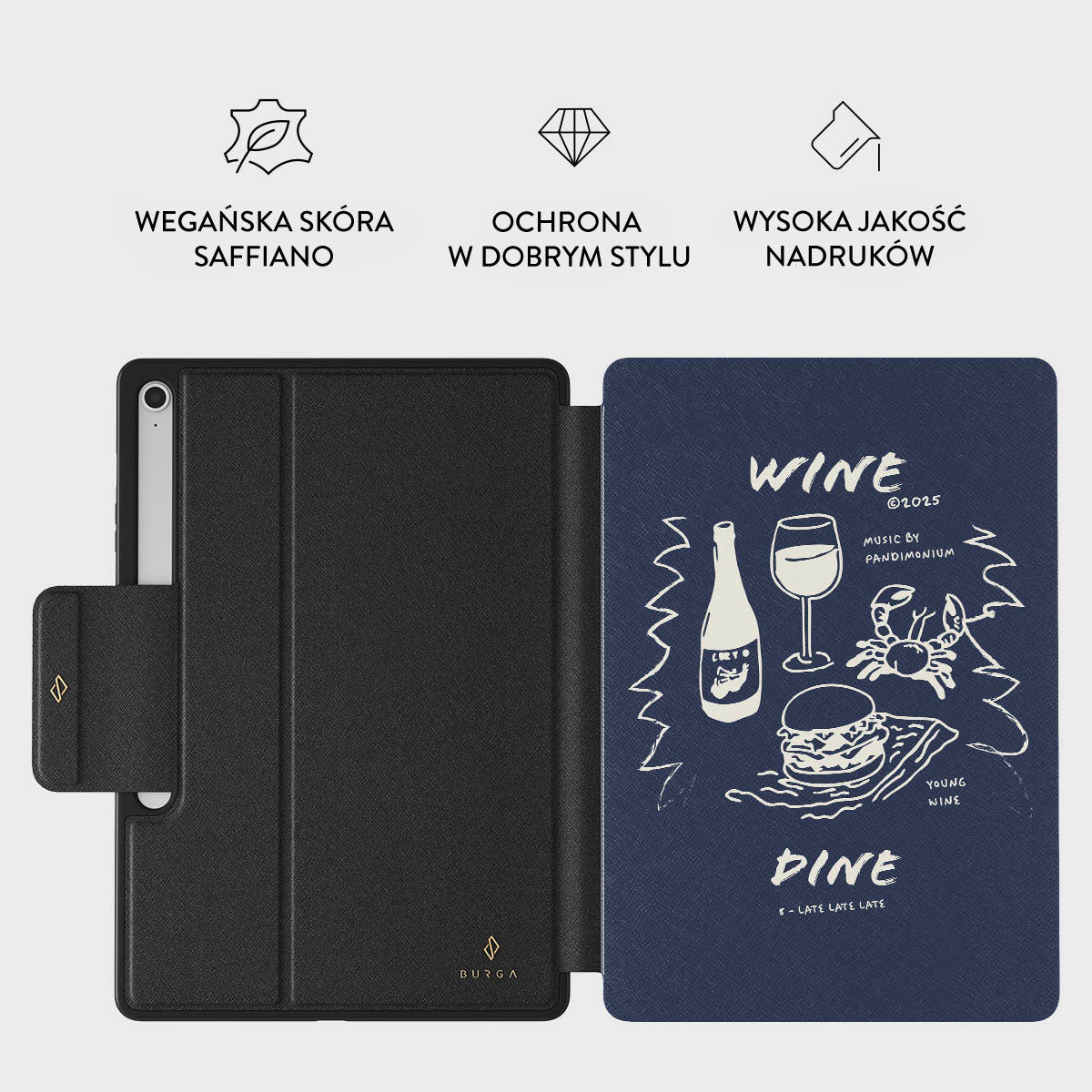 Wine & Dine - Etui na Samsung Galaxy Tab S10+ FE - Image 2