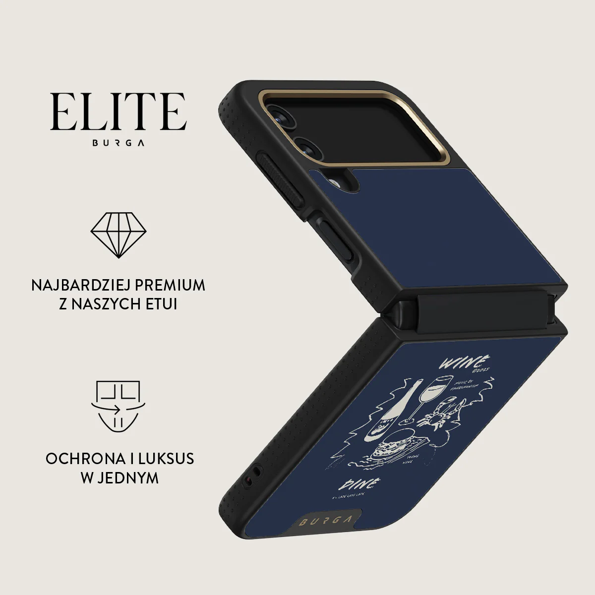 Wine & Dine - Samsung Galaxy Z Flip 4 Etui - Image 15