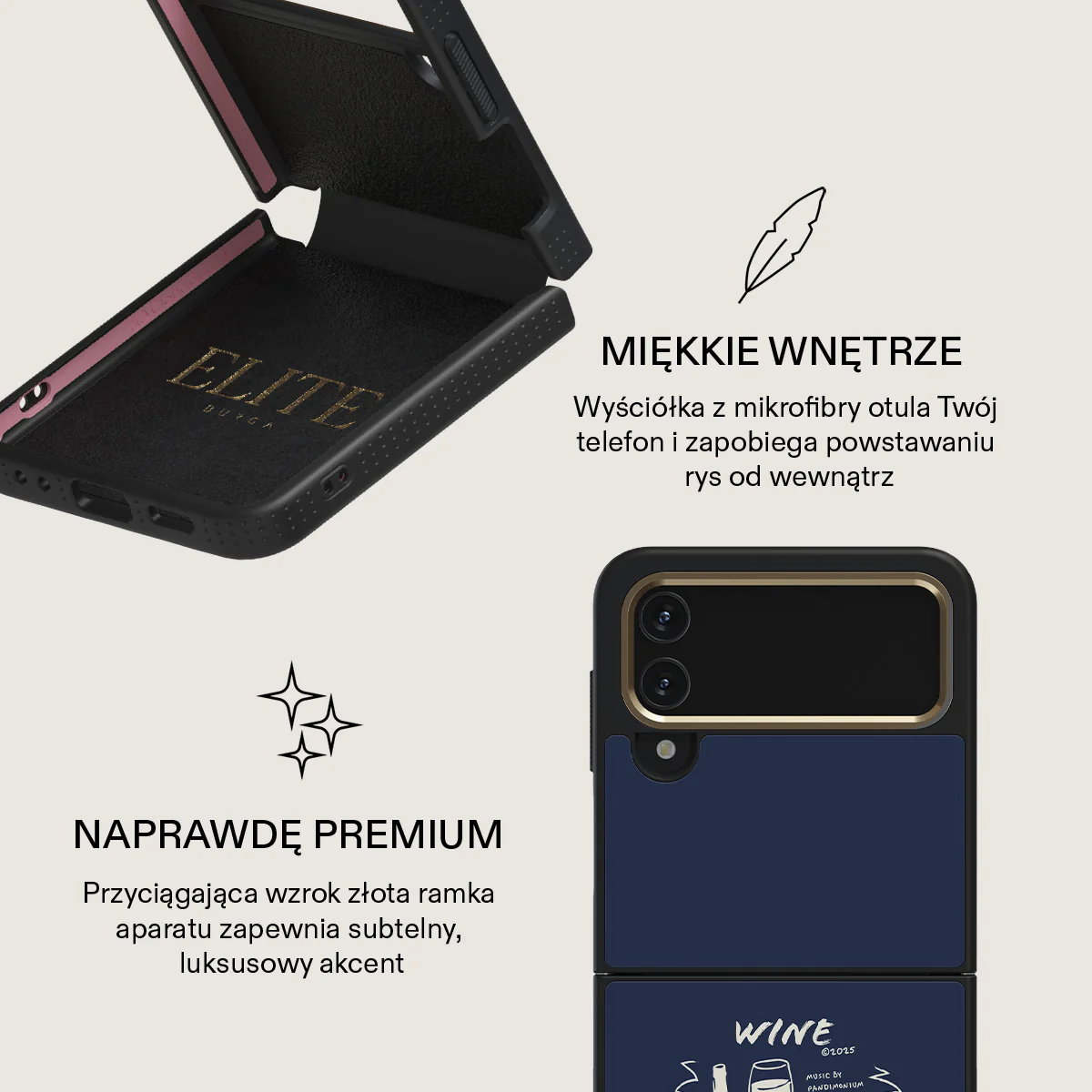 Wine & Dine - Samsung Galaxy Z Flip 4 Etui - Image 19