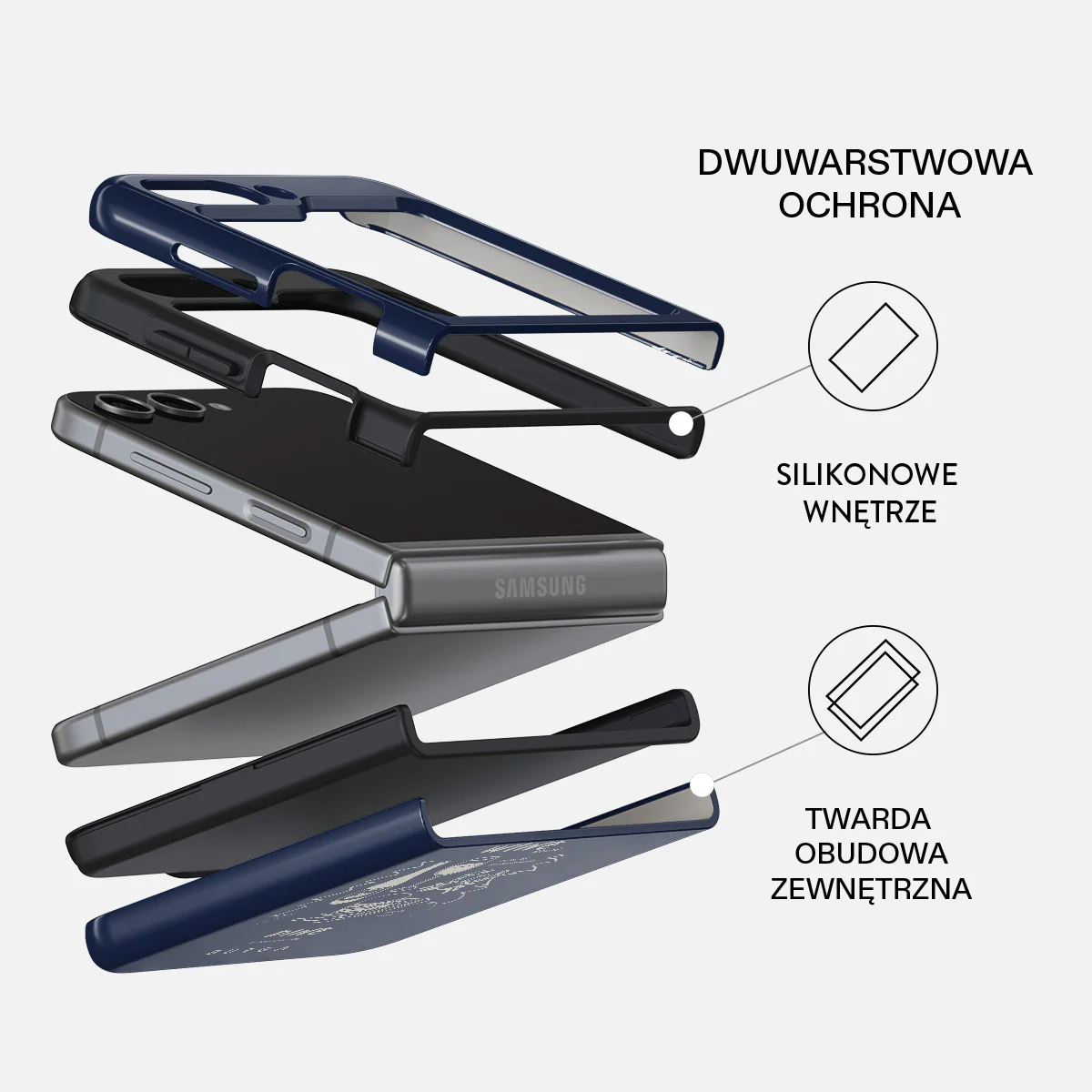 Wine & Dine - Samsung Galaxy Z Flip 5 Etui - Image 2
