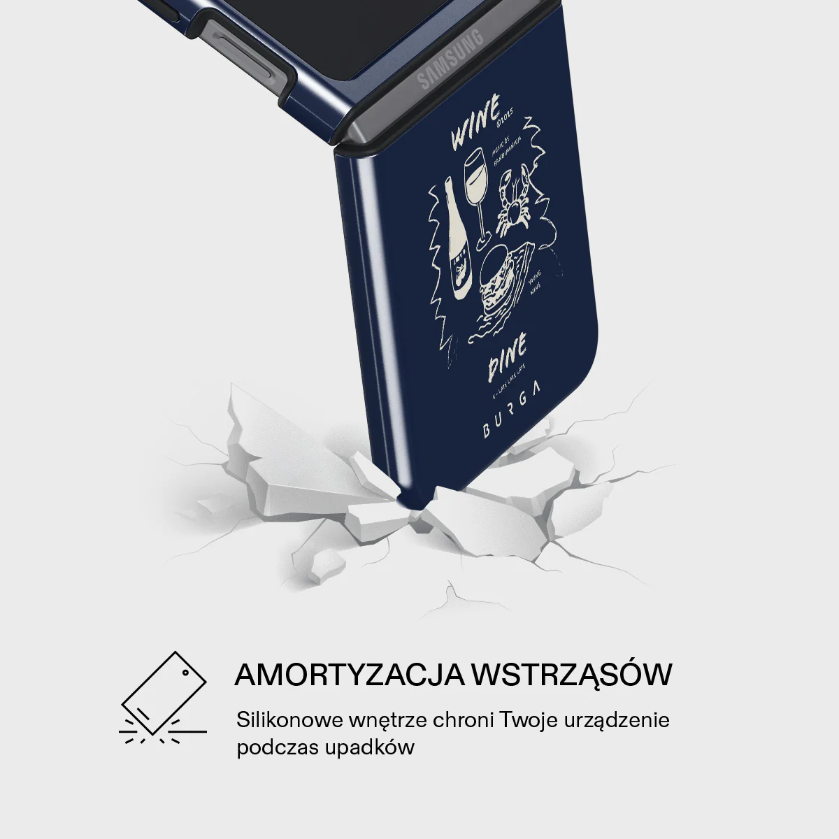 Wine & Dine - Samsung Galaxy Z Flip 5 Etui - Image 4