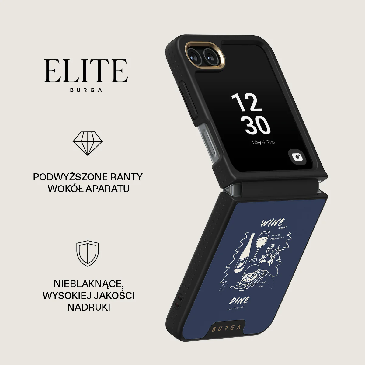 Wine & Dine - Samsung Galaxy Z Flip 5 Etui - Image 9