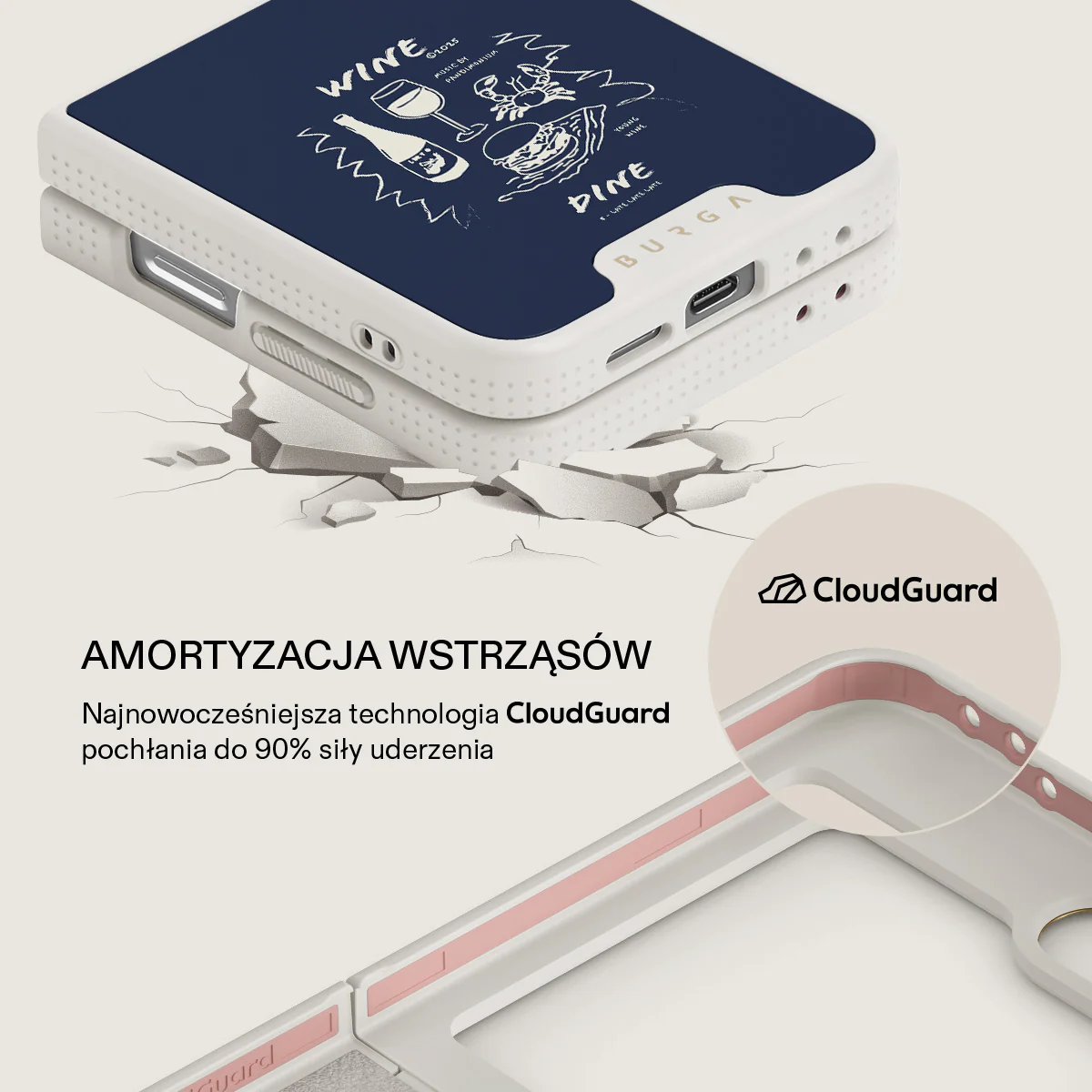 Wine & Dine - Samsung Galaxy Z Flip 6 Etui - Image 22