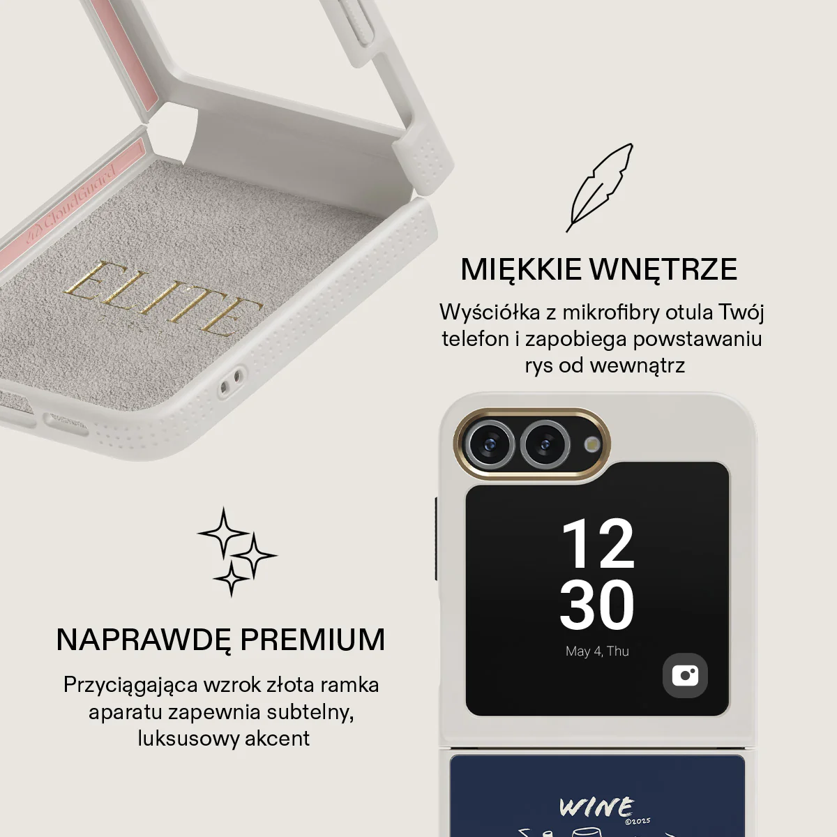 Wine & Dine - Samsung Galaxy Z Flip 6 Etui - Image 25