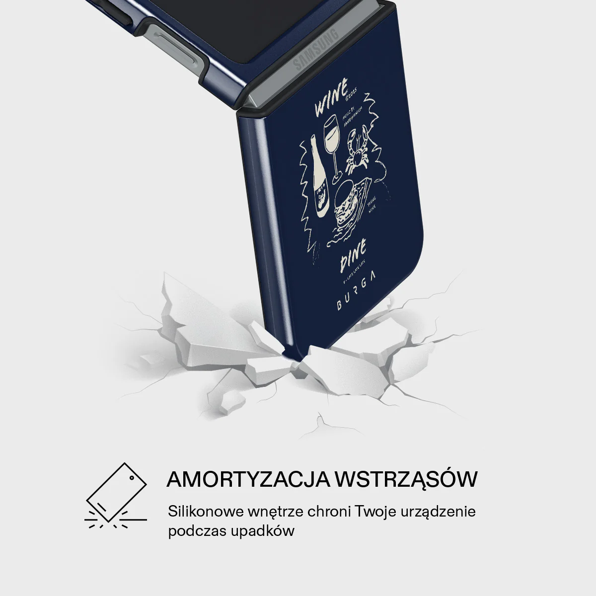 Wine & Dine - Samsung Galaxy Z Flip 6 Etui - Image 4