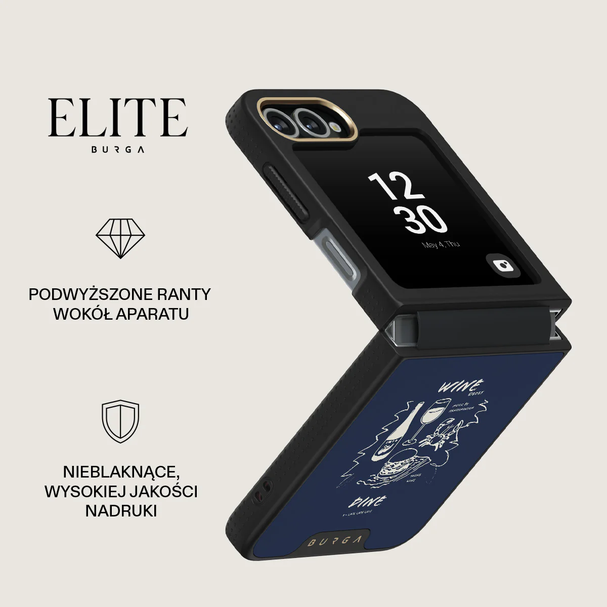 Wine & Dine - Samsung Galaxy Z Flip 6 Etui - Image 7