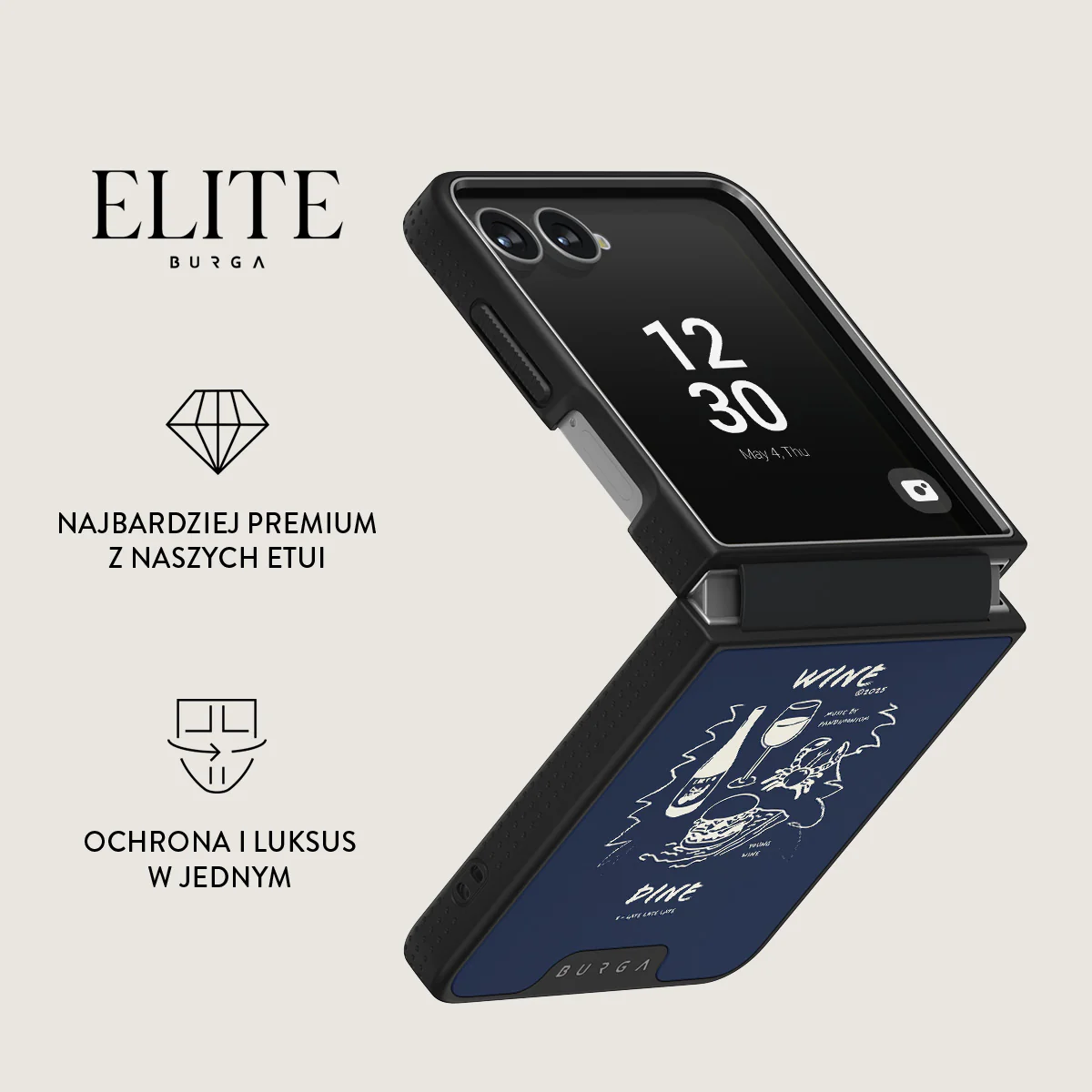 Wine & Dine - Samsung Galaxy Z Flip 7 Etui - Image 13