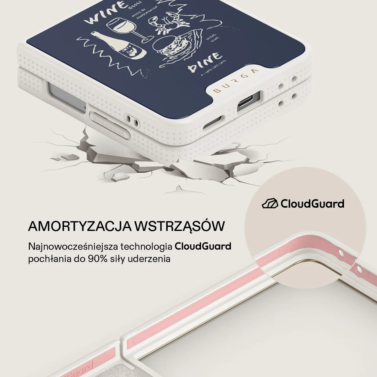 Wine & Dine - Samsung Galaxy Z Flip 7 Etui - Image 21