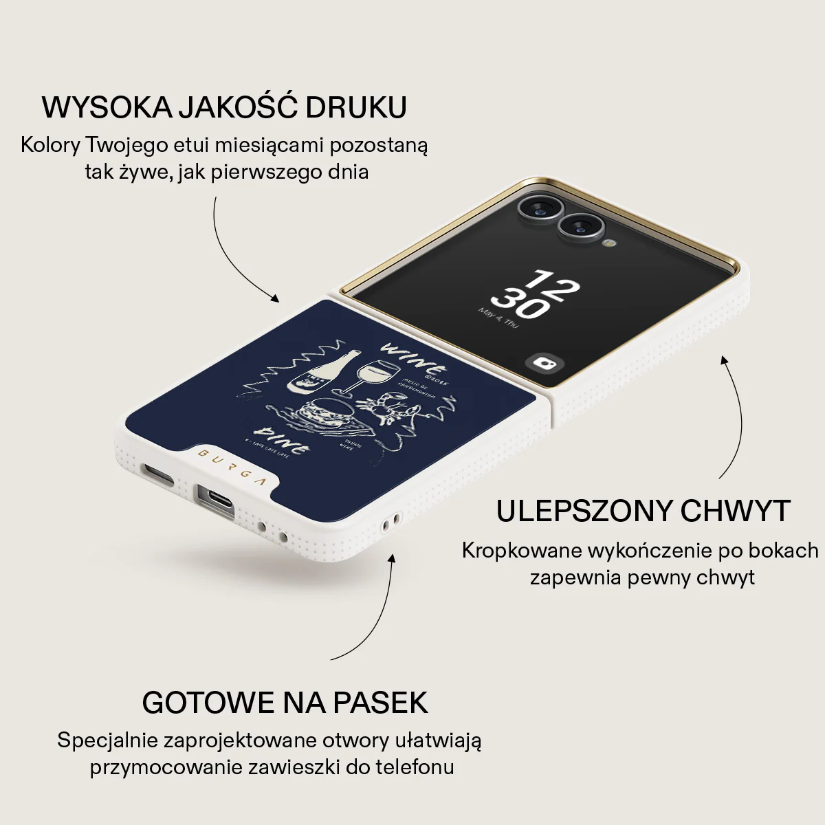 Wine & Dine - Samsung Galaxy Z Flip 7 Etui - Image 23