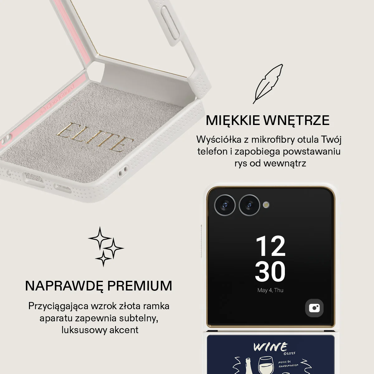 Wine & Dine - Samsung Galaxy Z Flip 7 Etui - Image 24