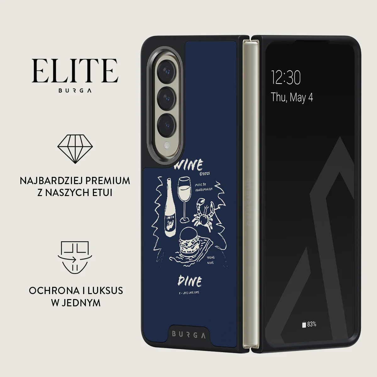 Wine & Dine - Samsung Galaxy Z Fold 4 Etui - Image 14