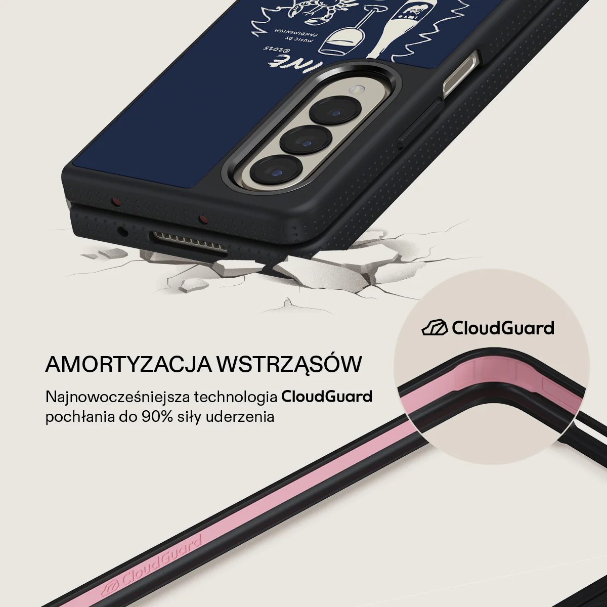 Wine & Dine - Samsung Galaxy Z Fold 4 Etui - Image 15