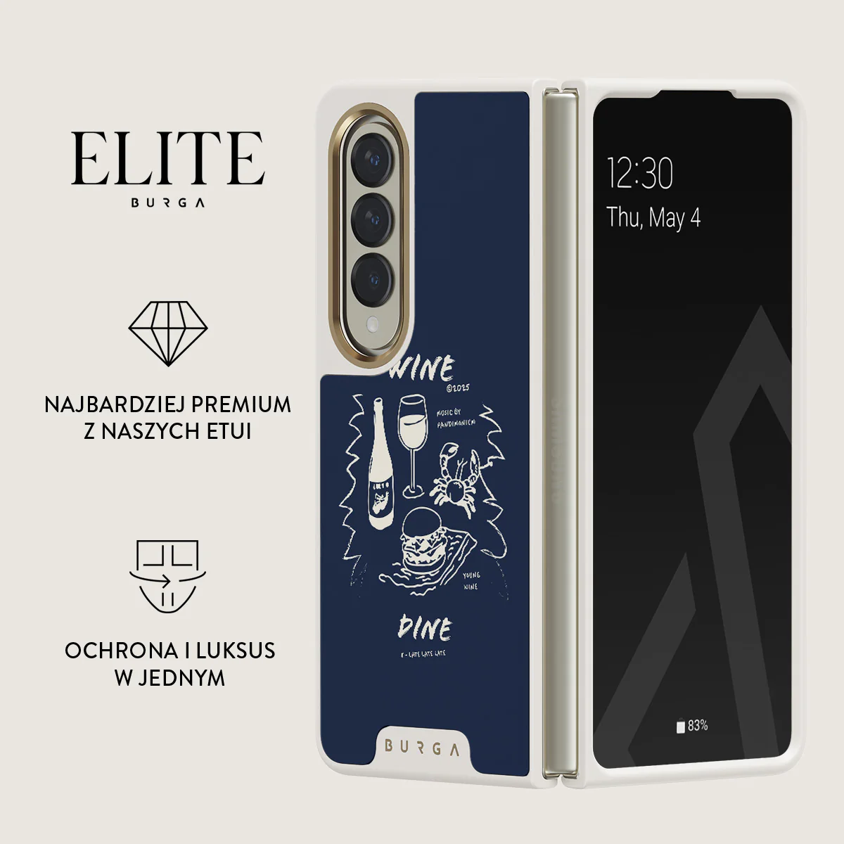 Wine & Dine - Samsung Galaxy Z Fold 4 Etui - Image 21