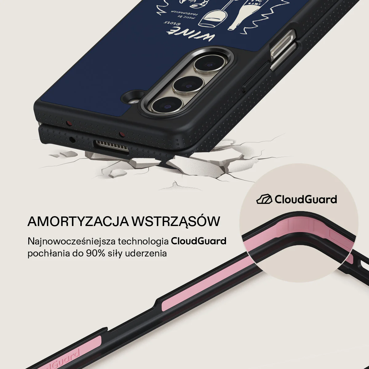 Wine & Dine - Samsung Galaxy Z Fold 5 Etui - Image 10