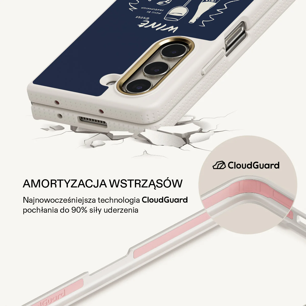 Wine & Dine - Samsung Galaxy Z Fold 5 Etui - Image 17