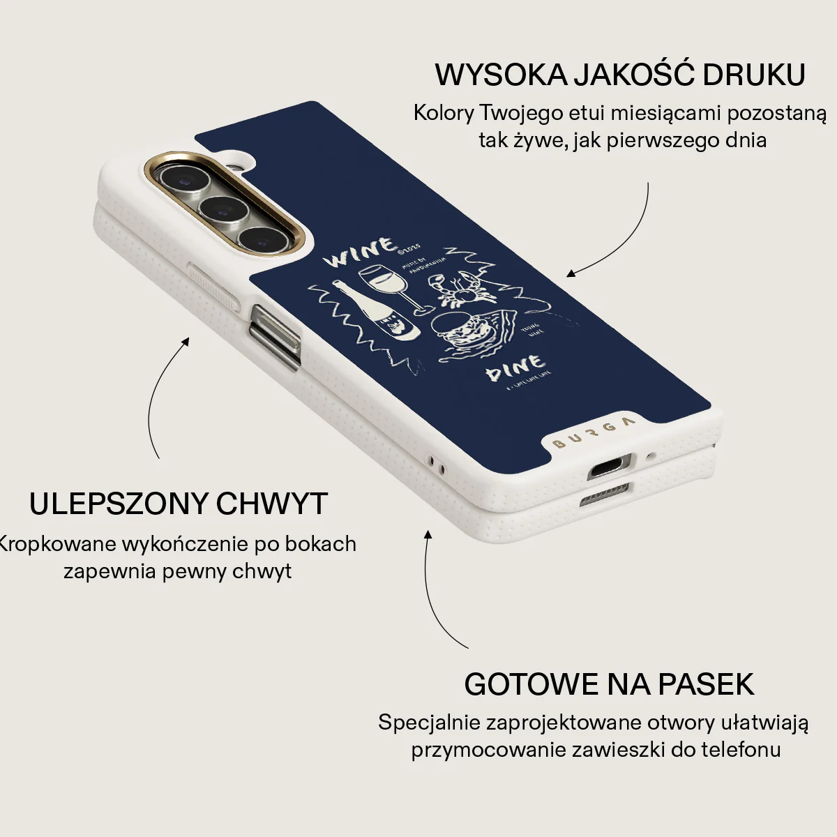 Wine & Dine - Samsung Galaxy Z Fold 5 Etui - Image 19