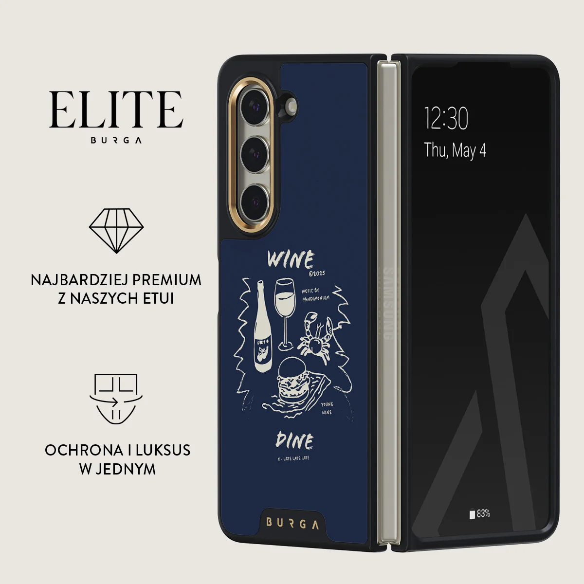 Wine & Dine - Samsung Galaxy Z Fold 5 Etui - Image 2