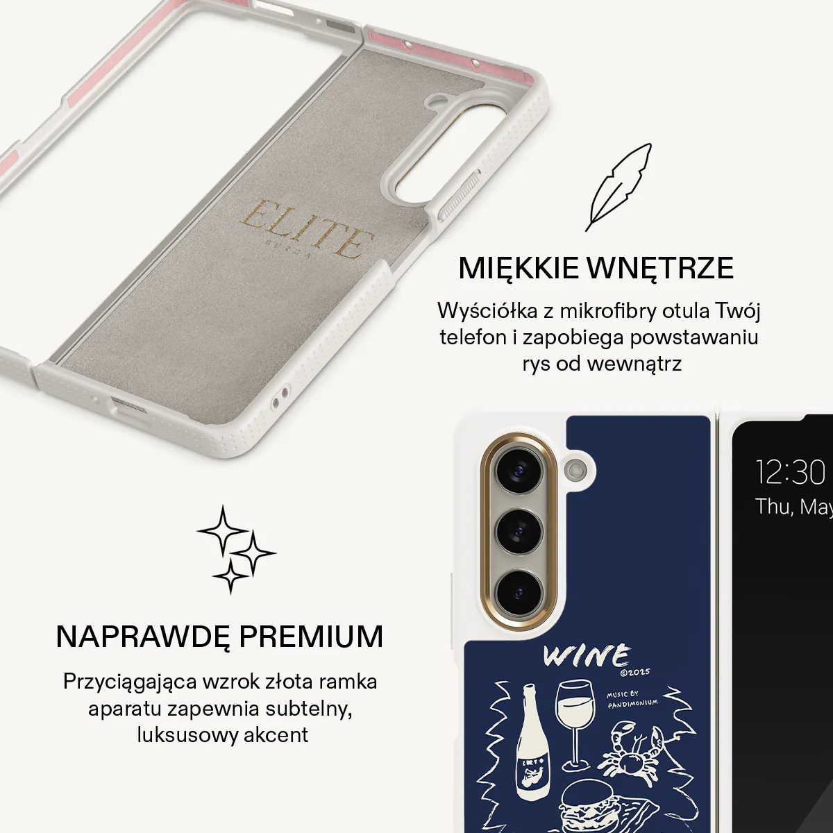 Wine & Dine - Samsung Galaxy Z Fold 5 Etui - Image 20