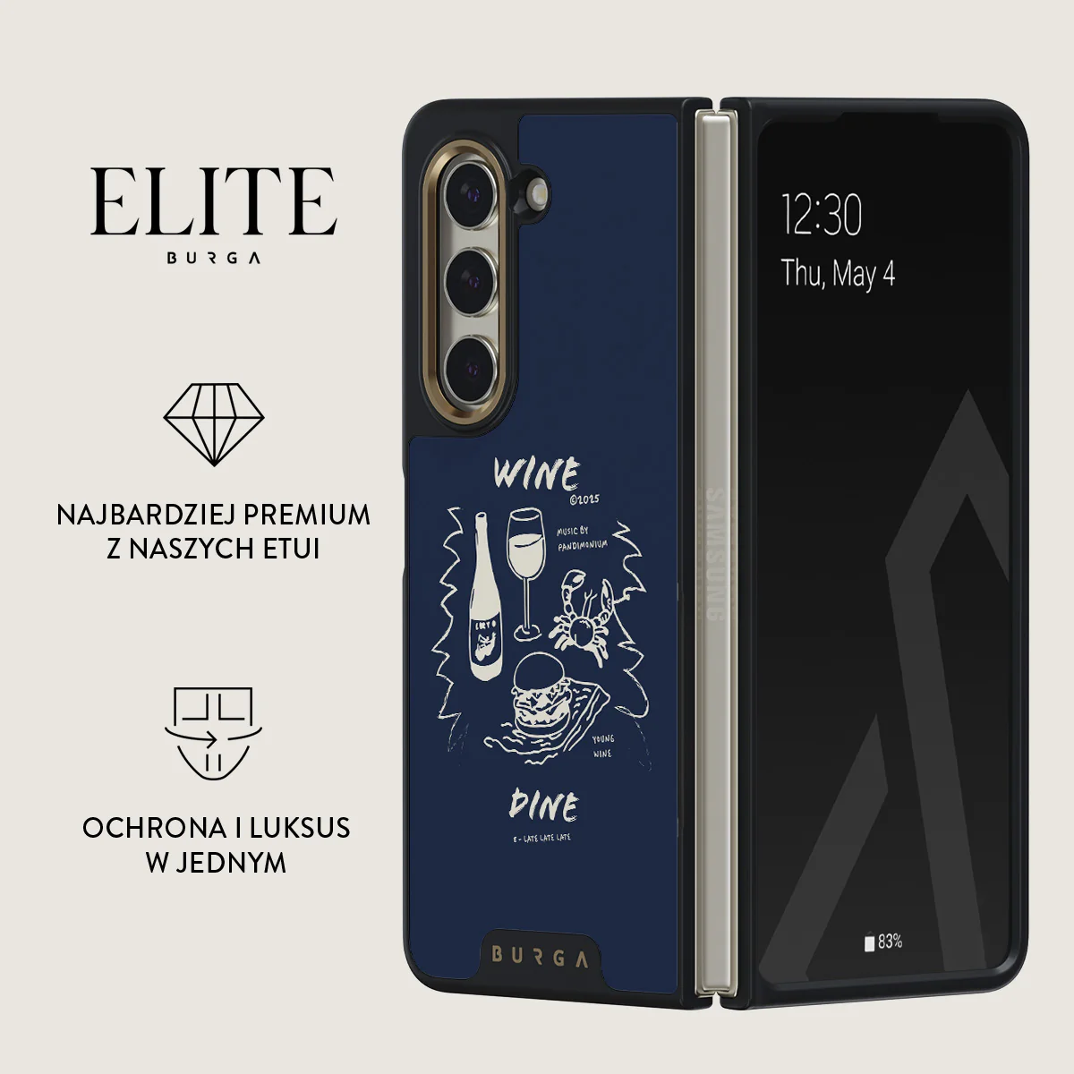 Wine & Dine - Samsung Galaxy Z Fold 5 Etui - Image 9