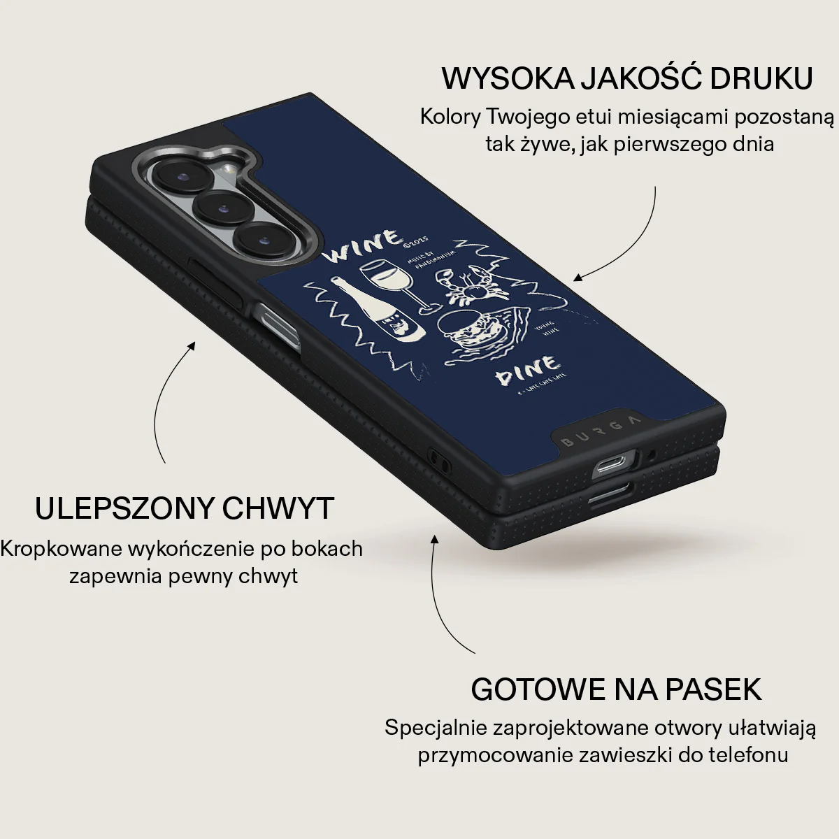 Wine & Dine - Samsung Galaxy Z Fold 6 Etui - Image 12