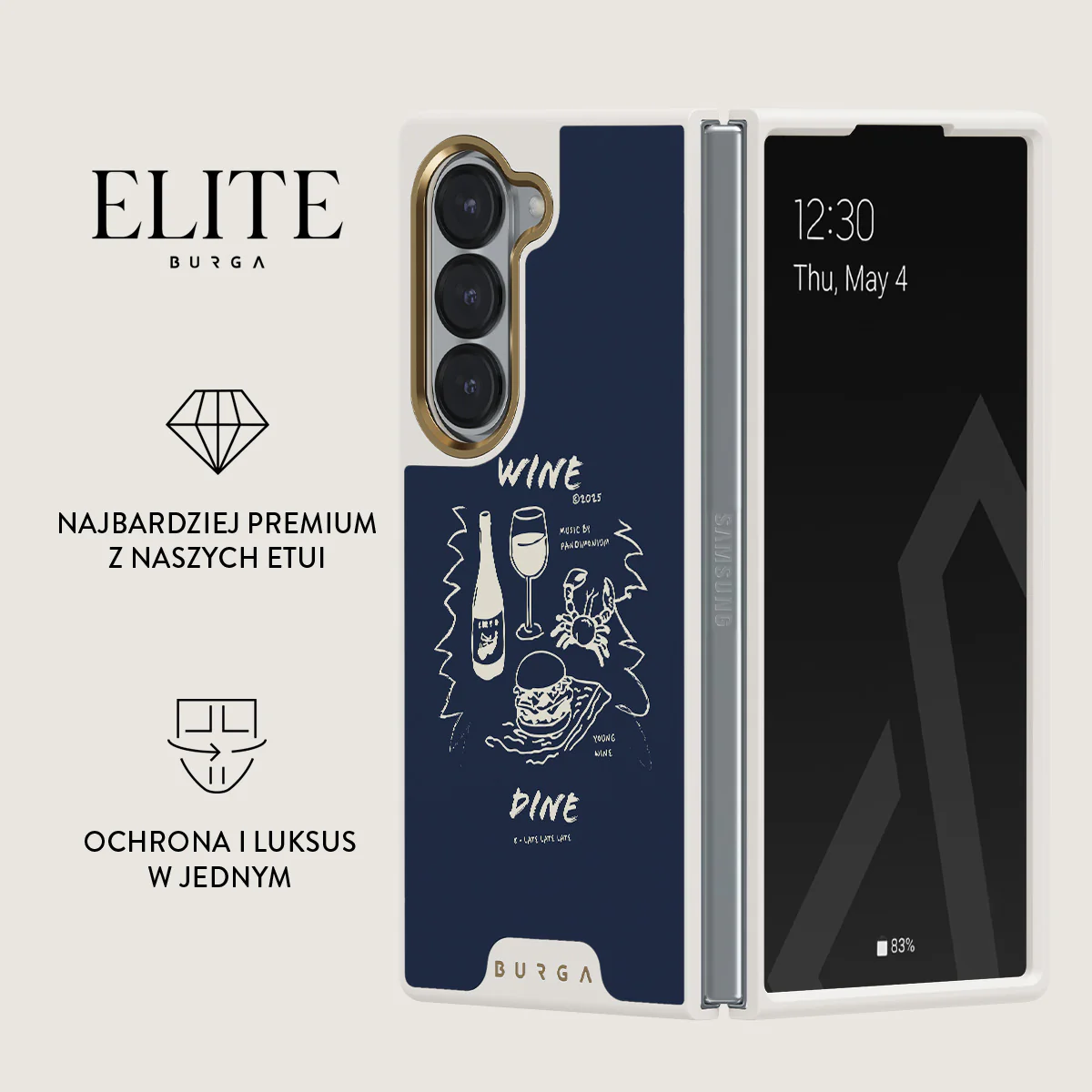 Wine & Dine - Samsung Galaxy Z Fold 6 Etui - Image 16
