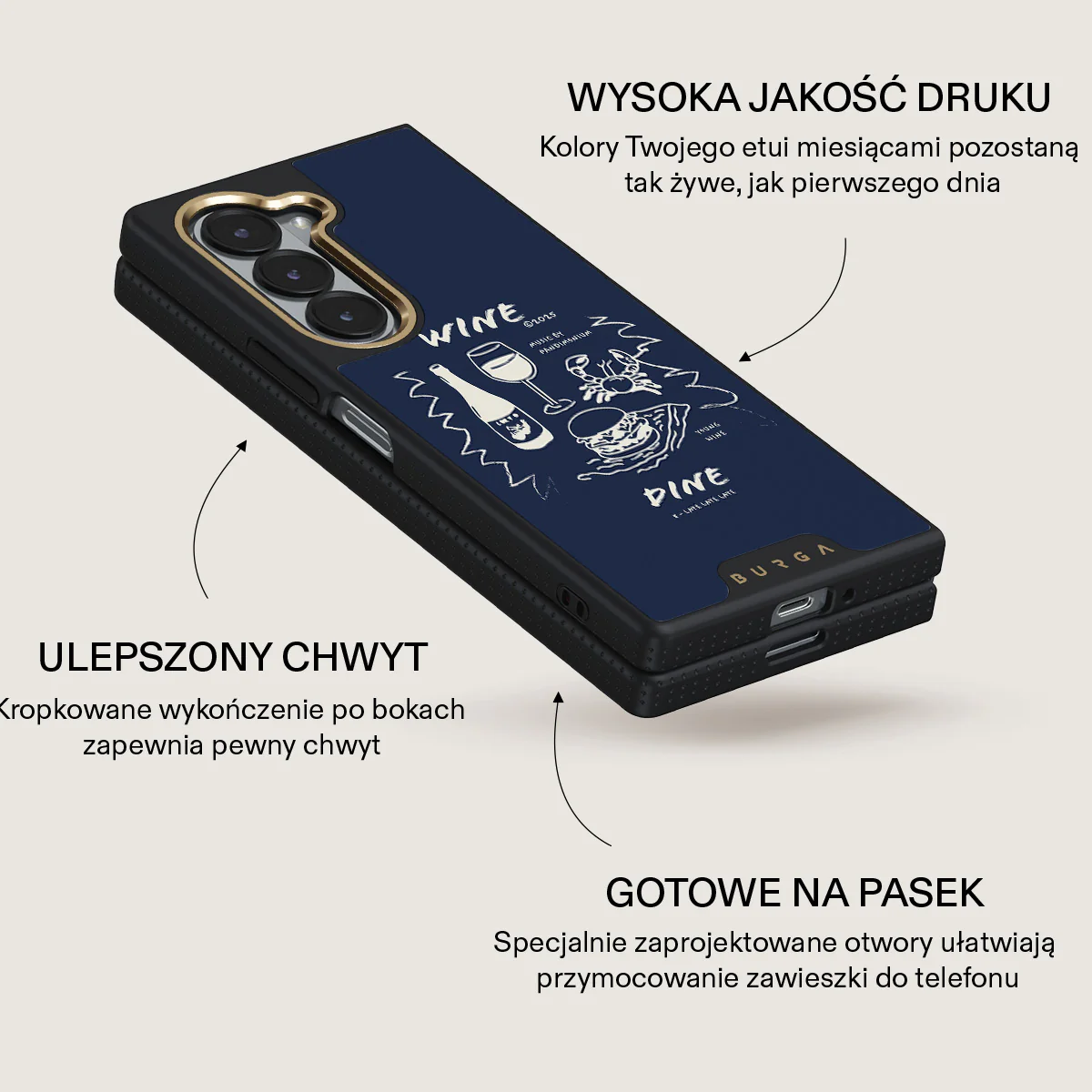 Wine & Dine - Samsung Galaxy Z Fold 6 Etui - Image 5