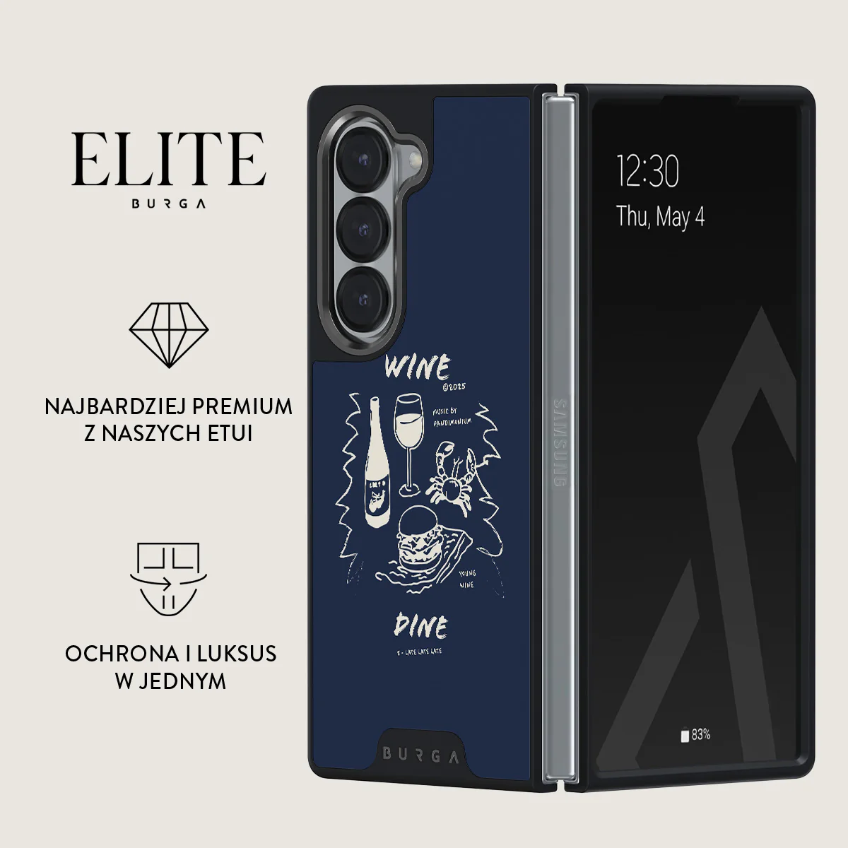 Wine & Dine - Samsung Galaxy Z Fold 6 Etui - Image 9