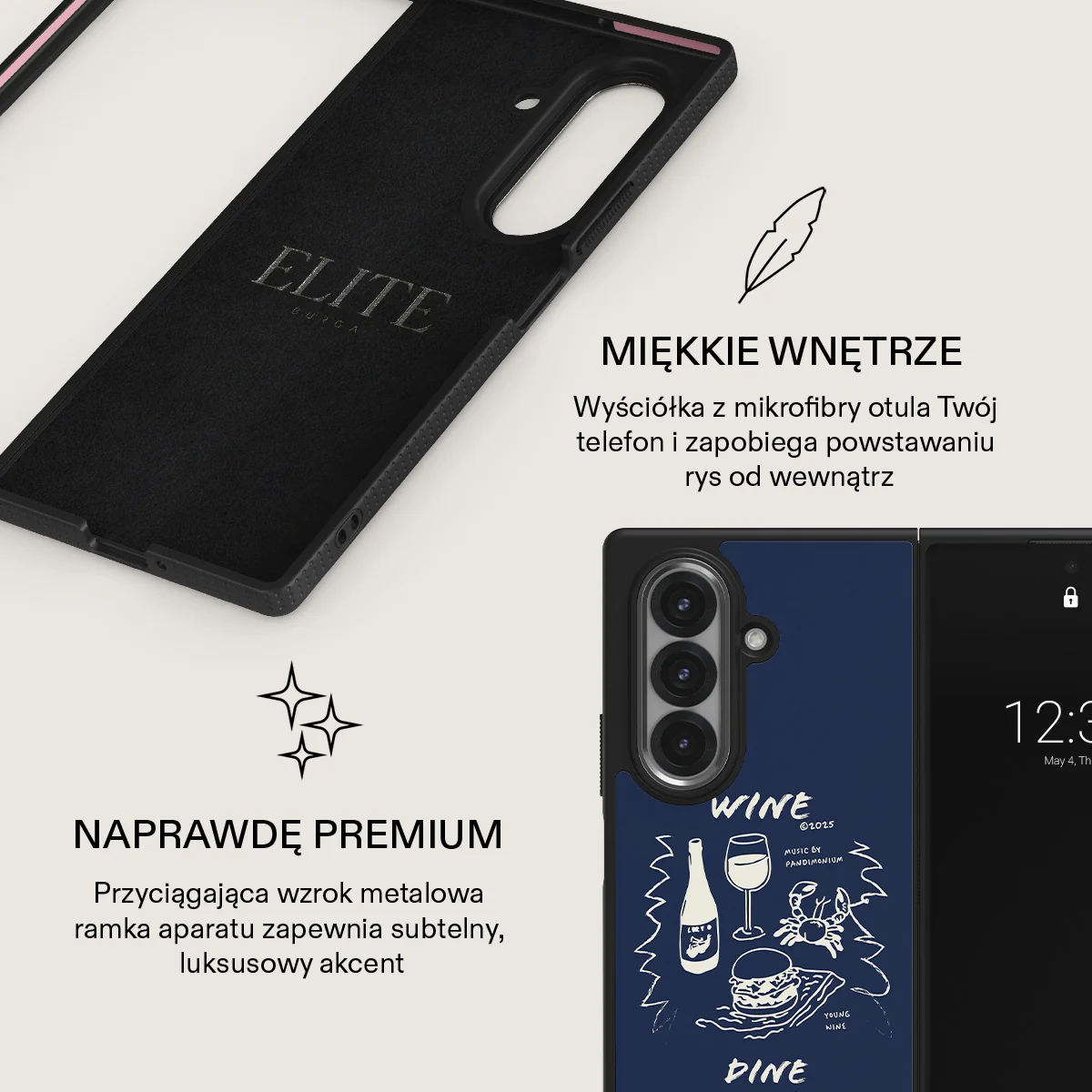 Wine & Dine - Samsung Galaxy Z Fold 7 Etui - Image 13