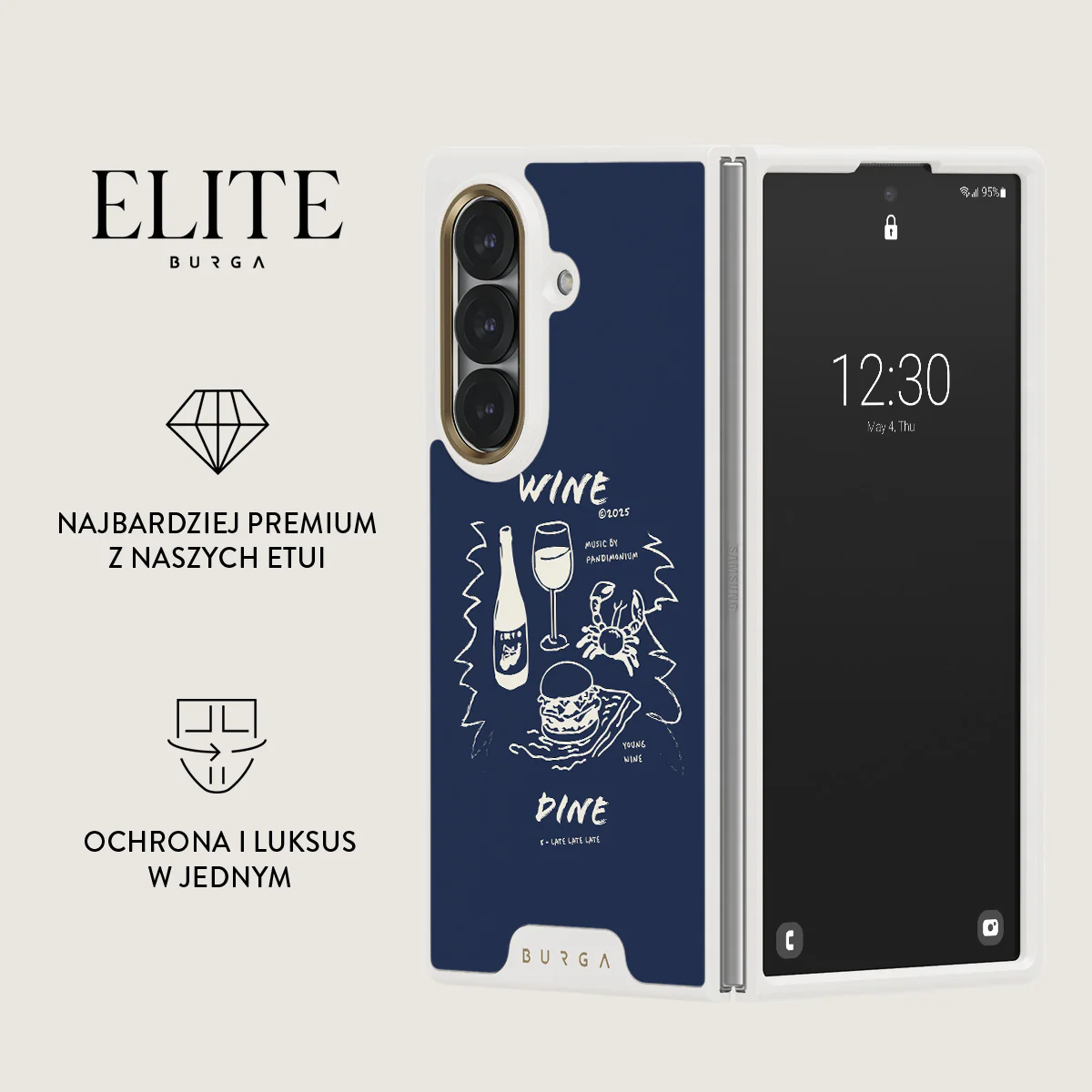 Wine & Dine - Samsung Galaxy Z Fold 7 Etui - Image 16