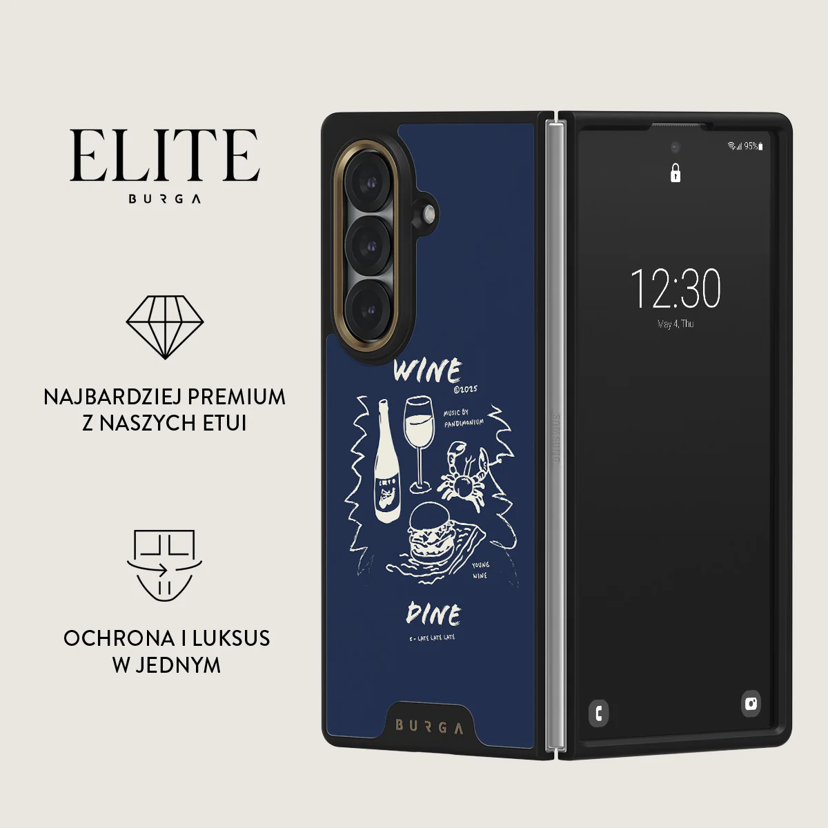 Wine & Dine - Samsung Galaxy Z Fold 7 Etui - Image 2