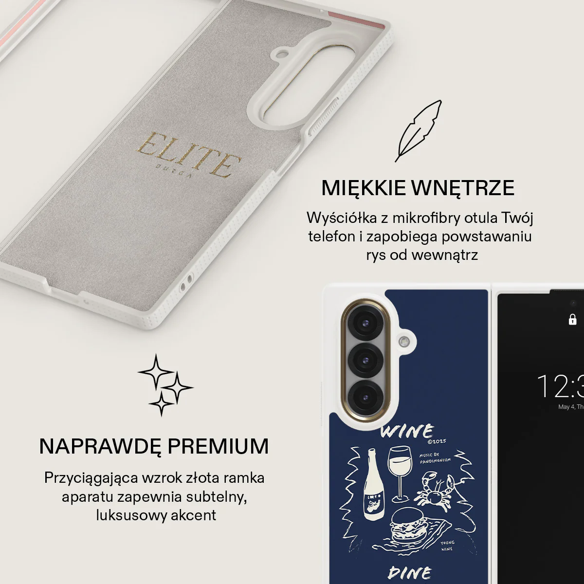 Wine & Dine - Samsung Galaxy Z Fold 7 Etui - Image 20