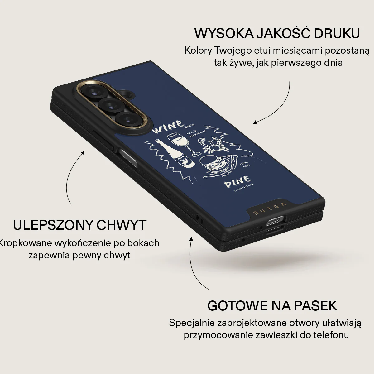 Wine & Dine - Samsung Galaxy Z Fold 7 Etui - Image 5