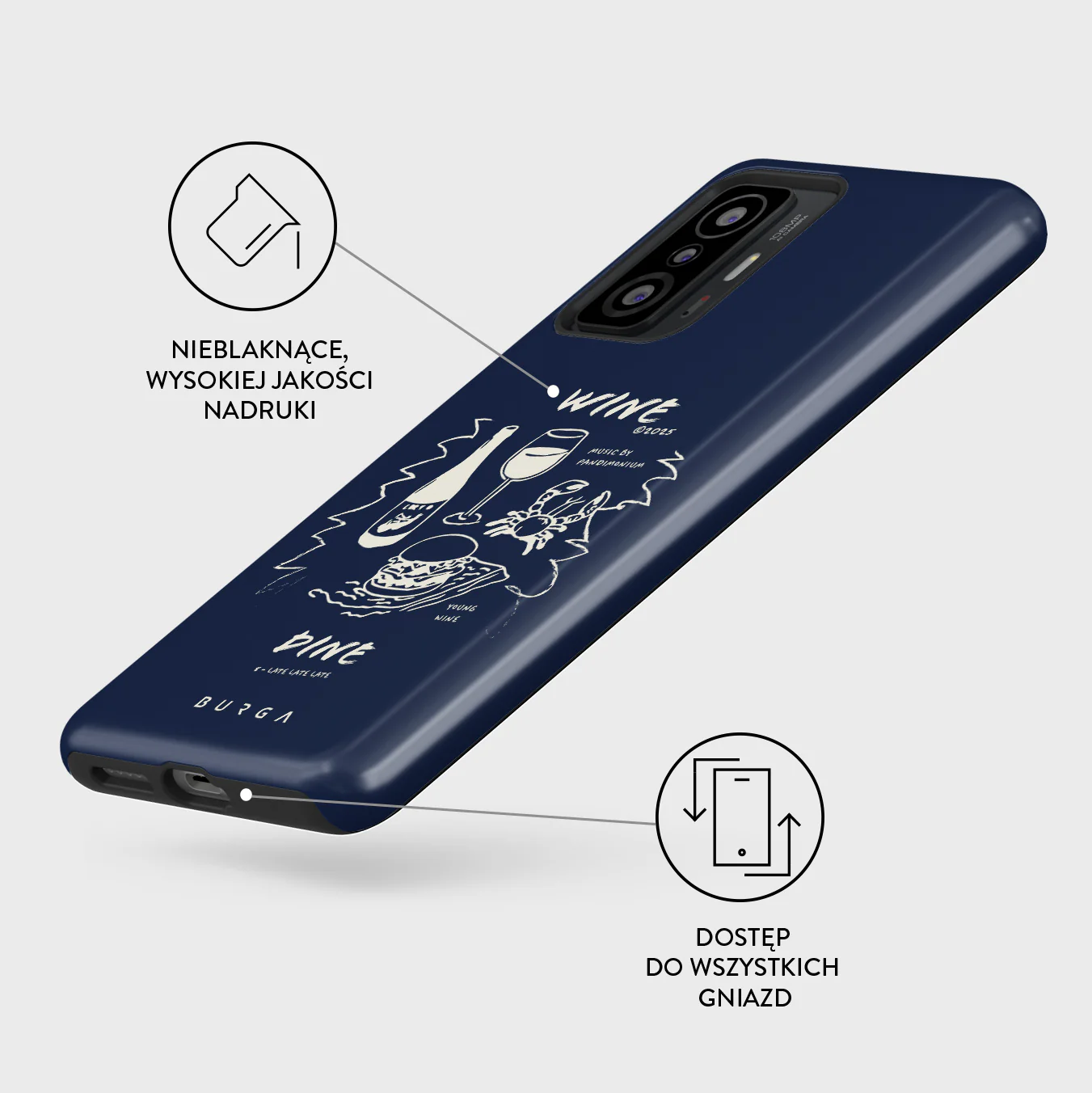 Wine & Dine - Xiaomi 11T / 11T Pro Etui - Image 3