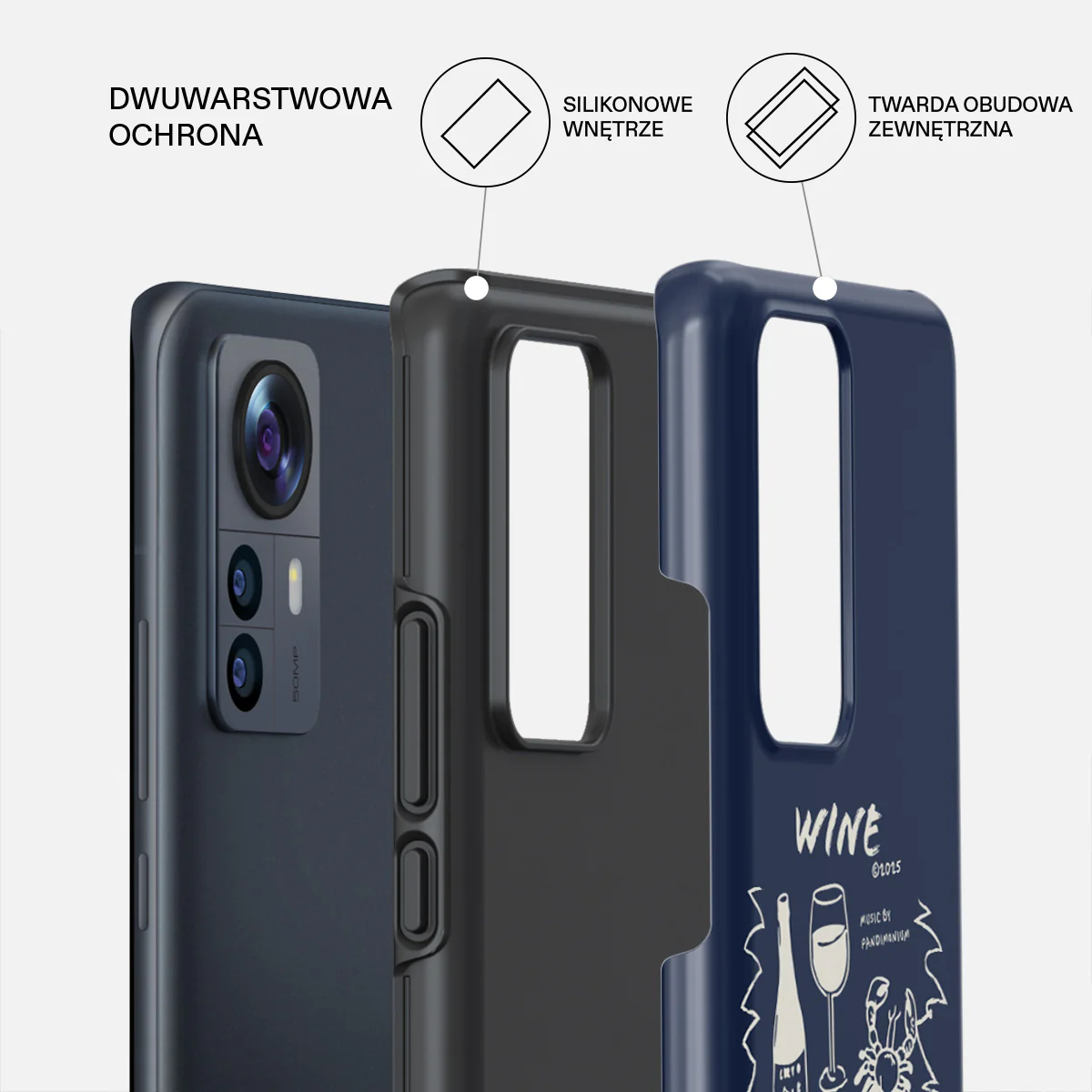 Wine & Dine - Xiaomi 12 Etui - Image 2