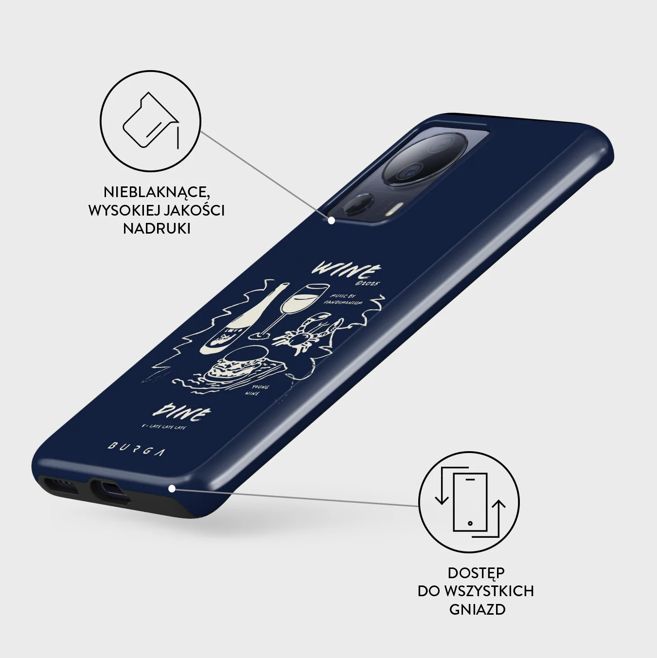 Wine & Dine - Xiaomi 13 Lite Etui - Image 3