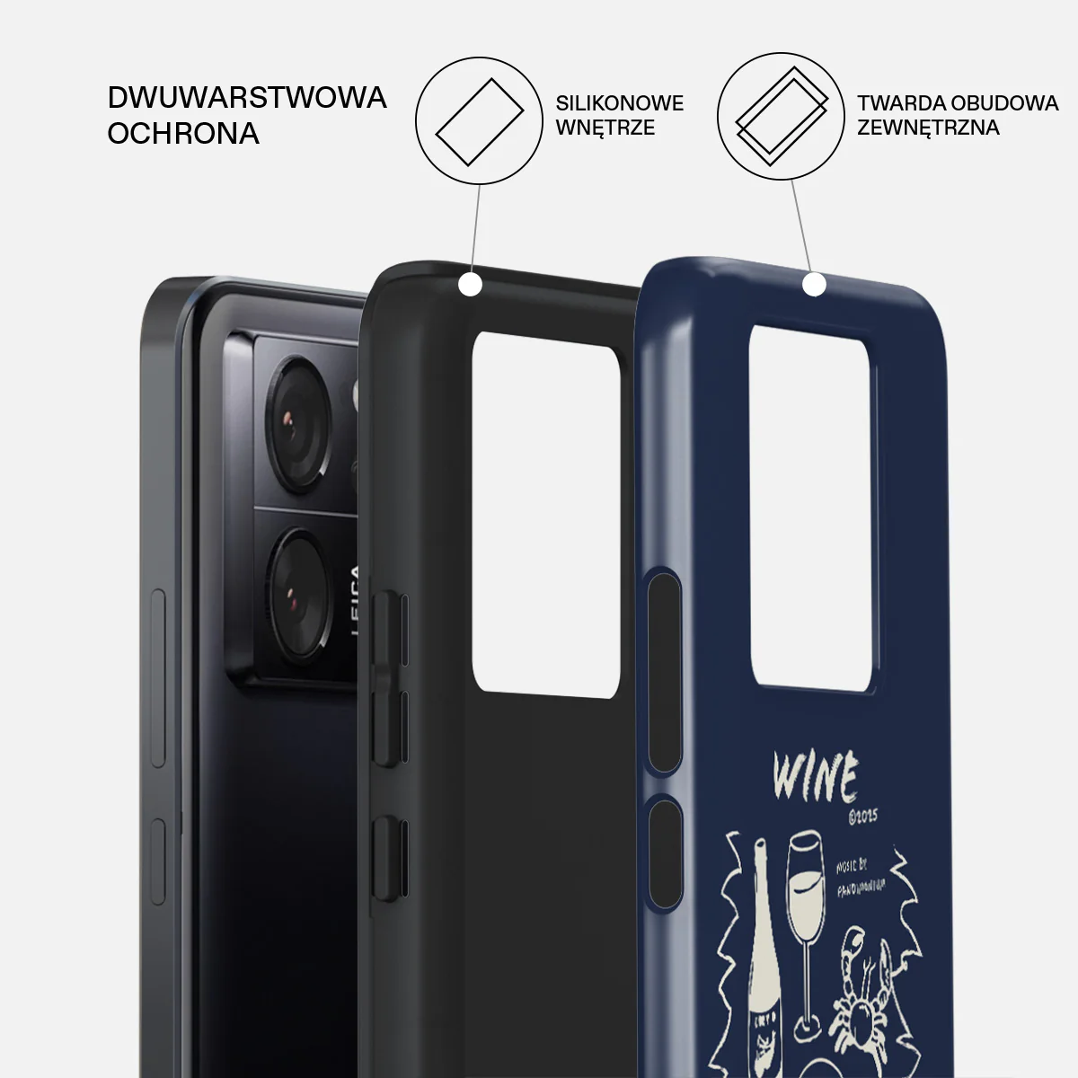 Wine & Dine - Xiaomi 13T Pro Etui - Image 2