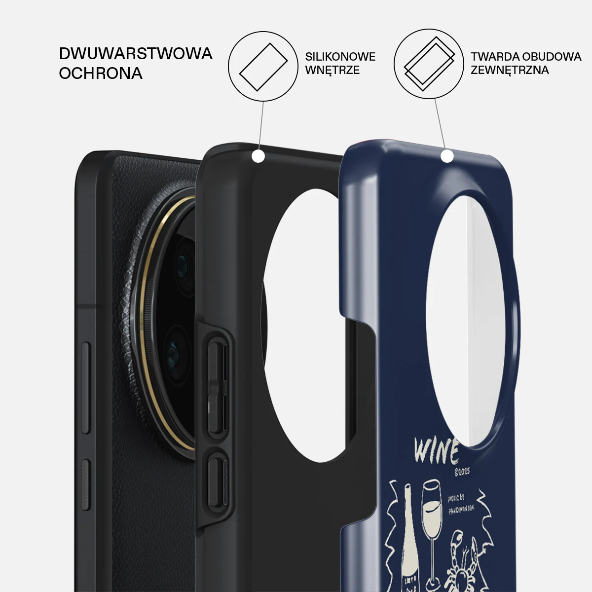 Wine & Dine - Xiaomi 14 Ultra Etui - Image 2