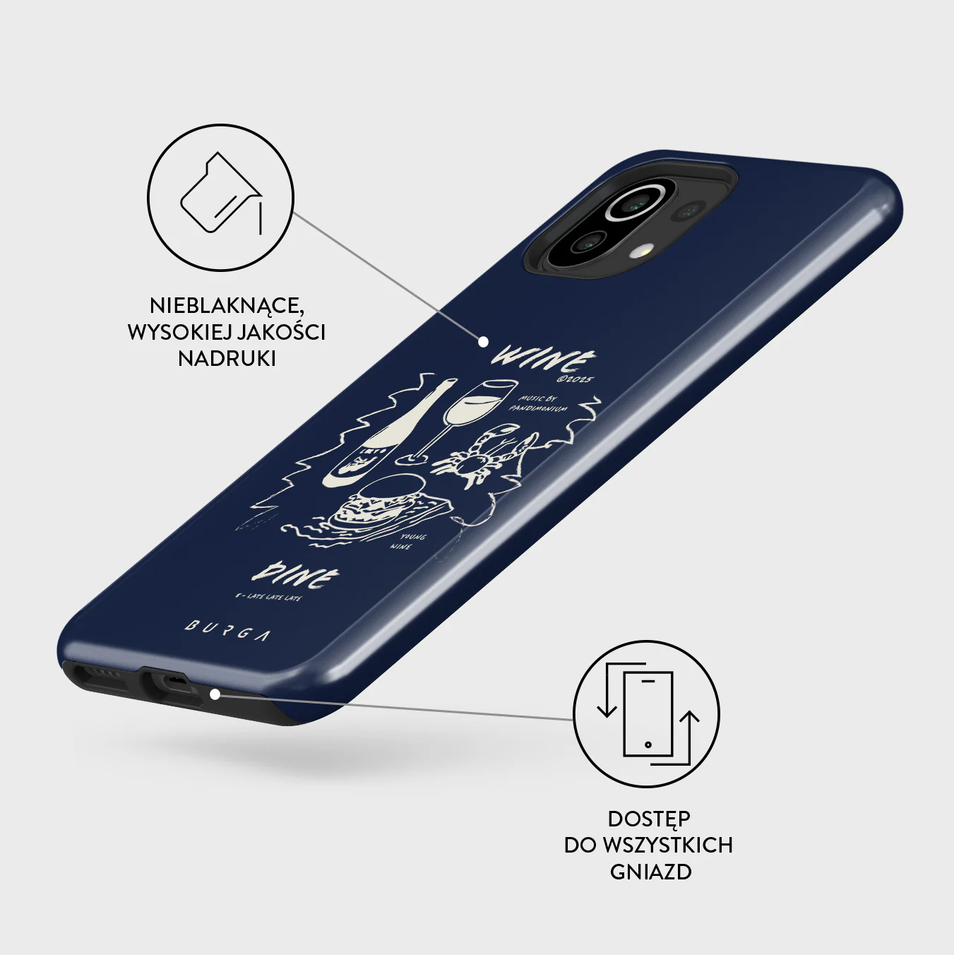 Wine & Dine - Xiaomi Mi 11 Lite 4G / 5G Etui - Image 3