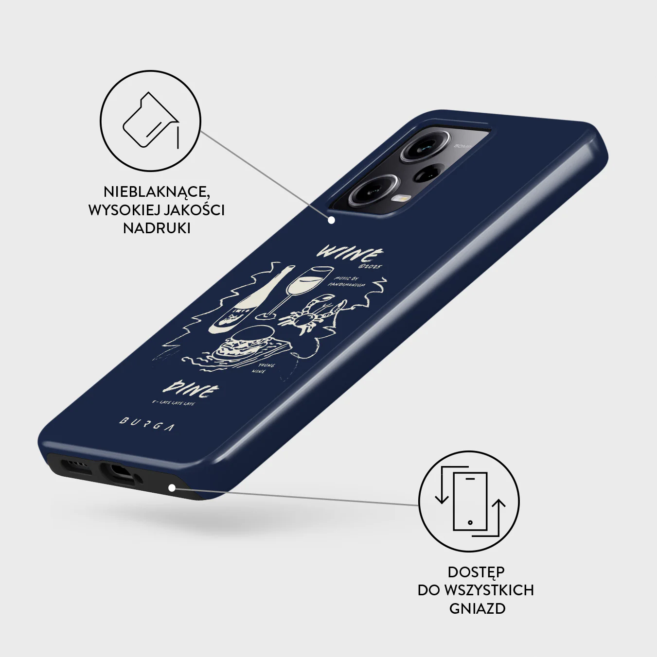 Wine & Dine - Xiaomi Redmi Note 12 Pro 5G Etui - Image 3