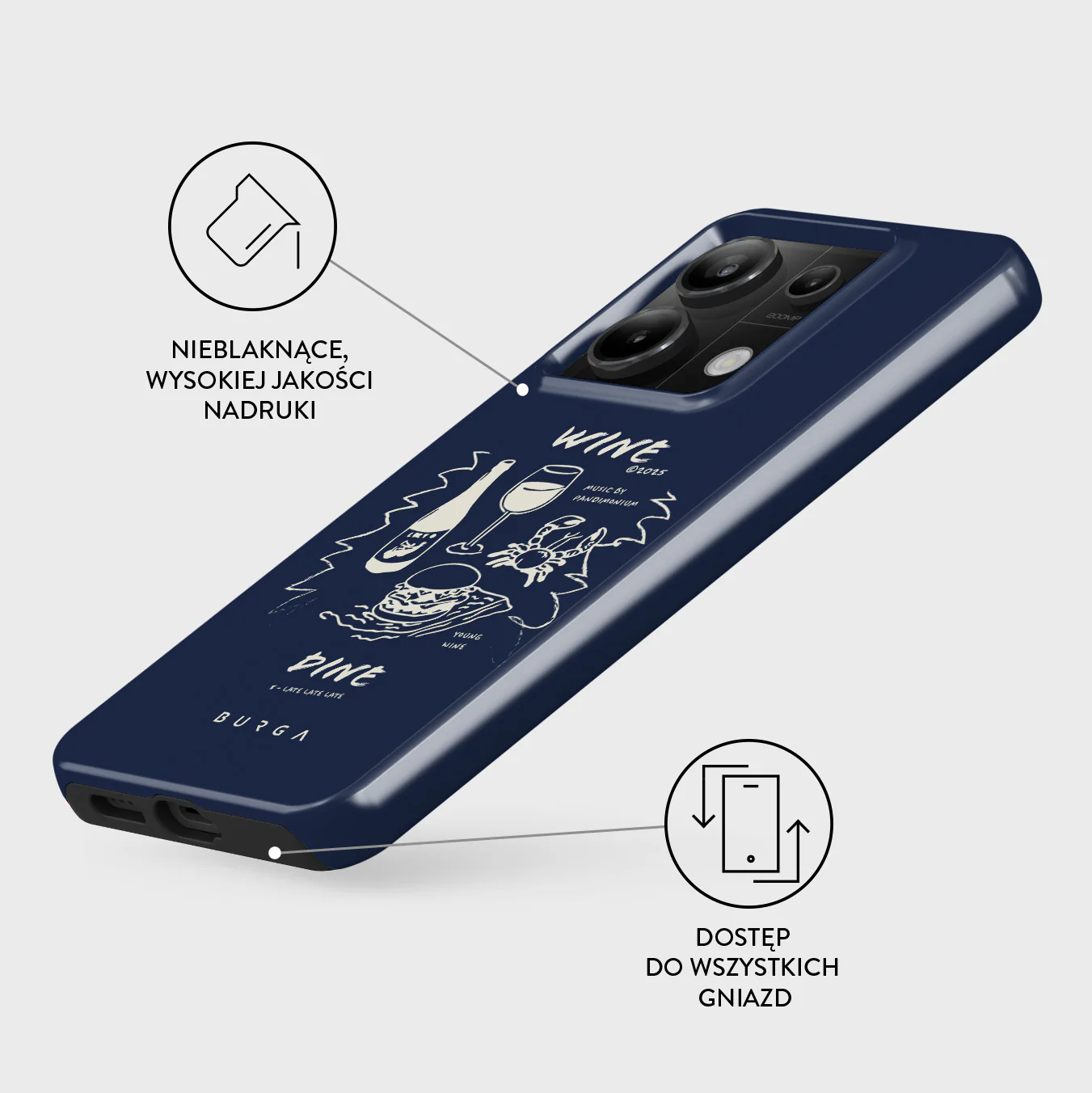 Wine & Dine - Xiaomi Redmi Note 13 Pro 5G Etui - Image 3