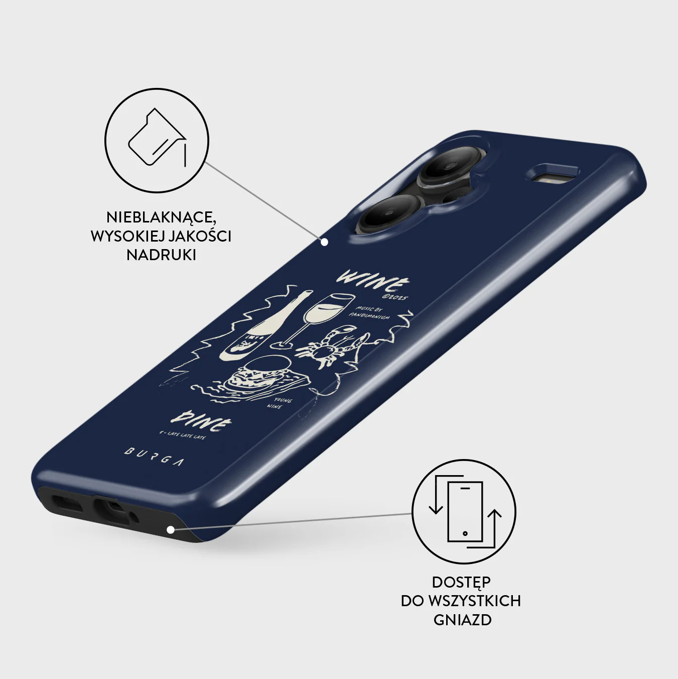 Wine & Dine - Xiaomi Redmi Note 13 Pro+ 5G Etui - Image 3