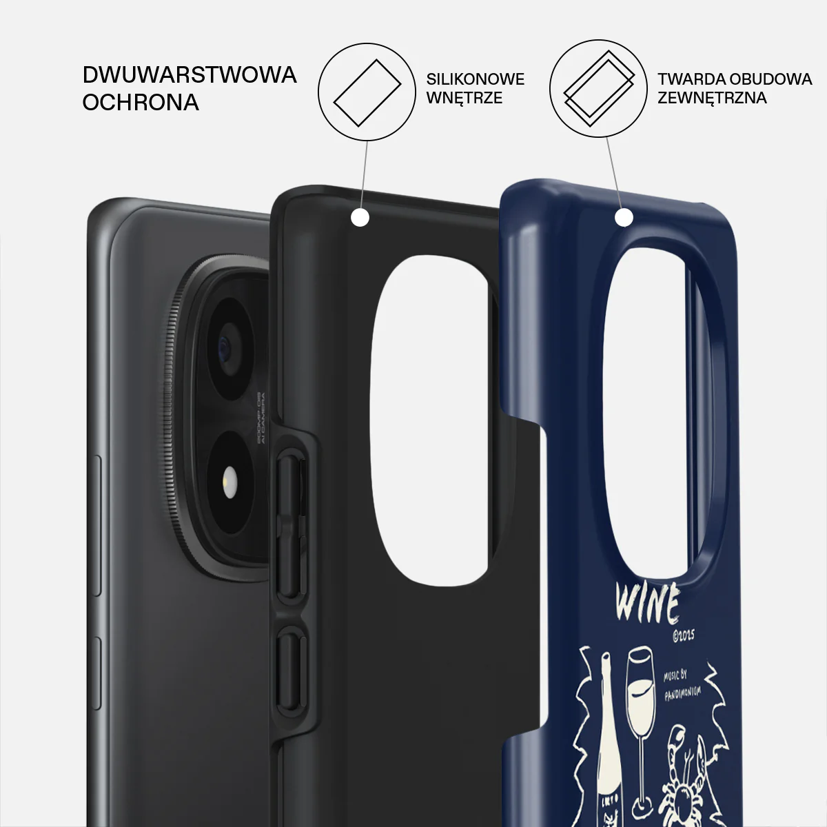 Wine & Dine - Xiaomi Redmi Note 14 Pro+ 5G Etui - Image 2