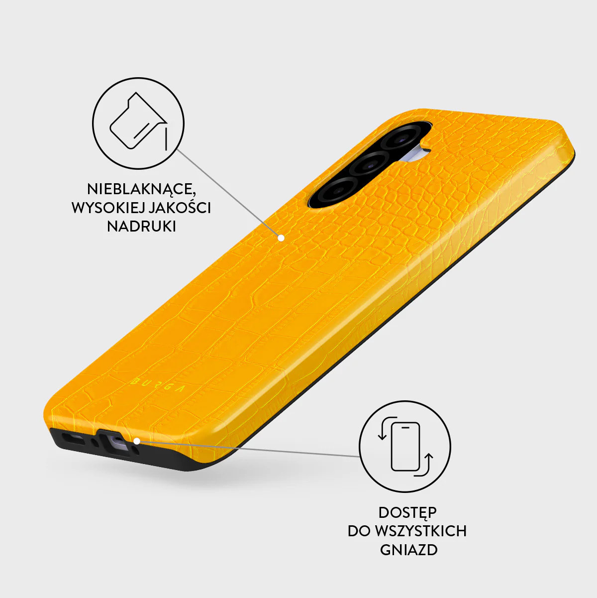 Canary Yellow - Samsung Galaxy A37 5G Etui - Image 3